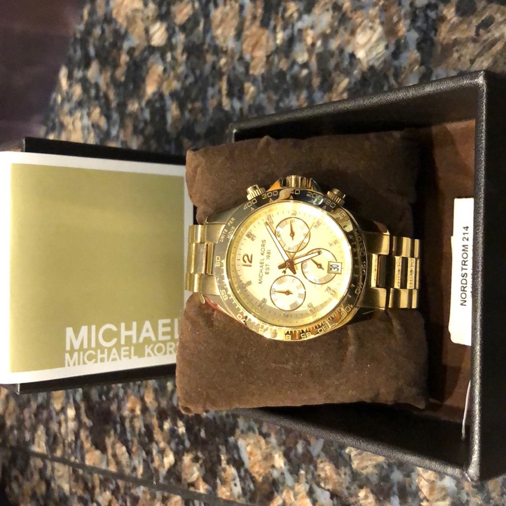 Michael Kors Gold Watch.